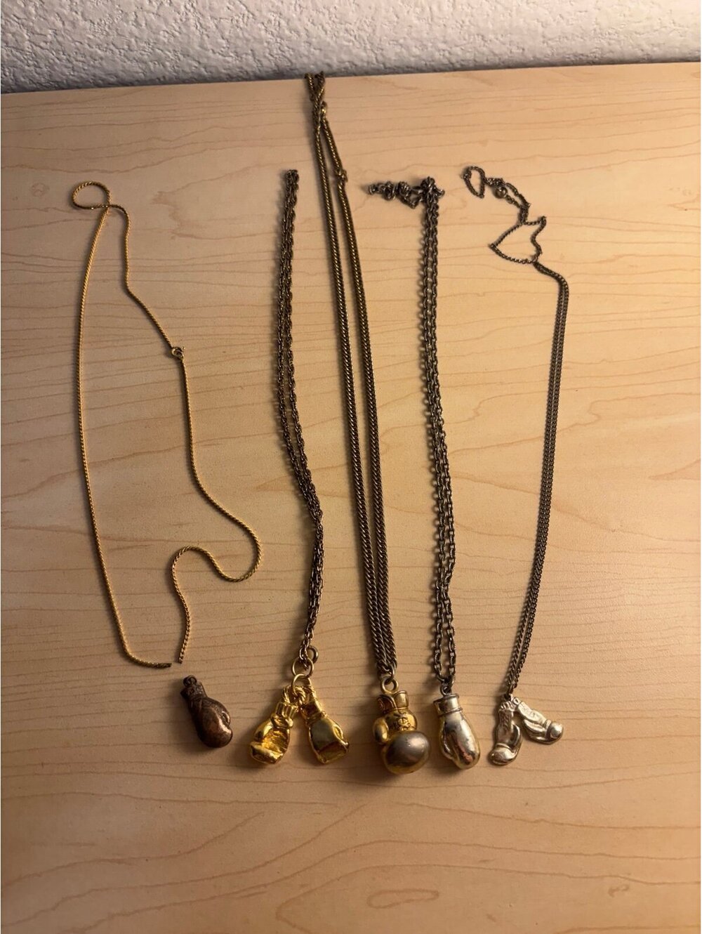 Vintage necklaces Boxing Pendants